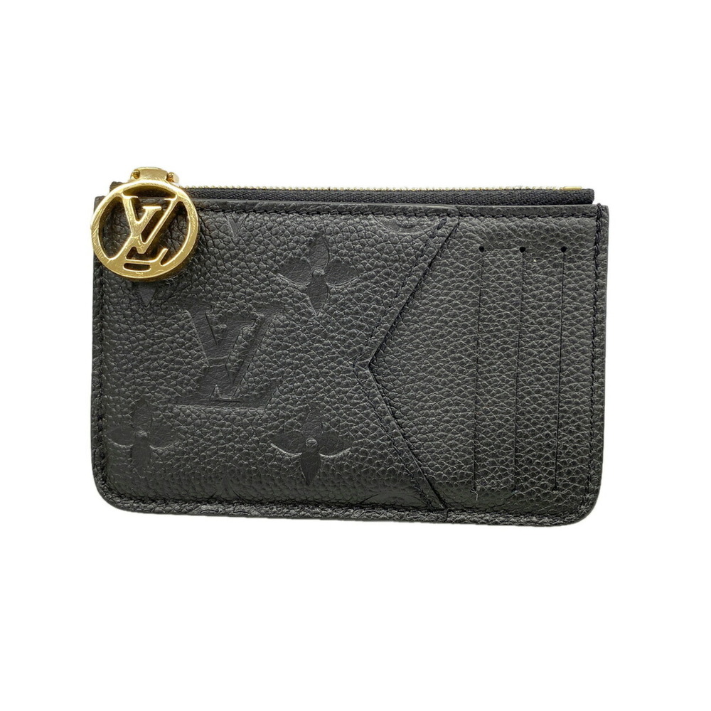 Louis Vuitton Monogram Empreinte Portecartoromie Wallet/Coin Case M81883 Noir...